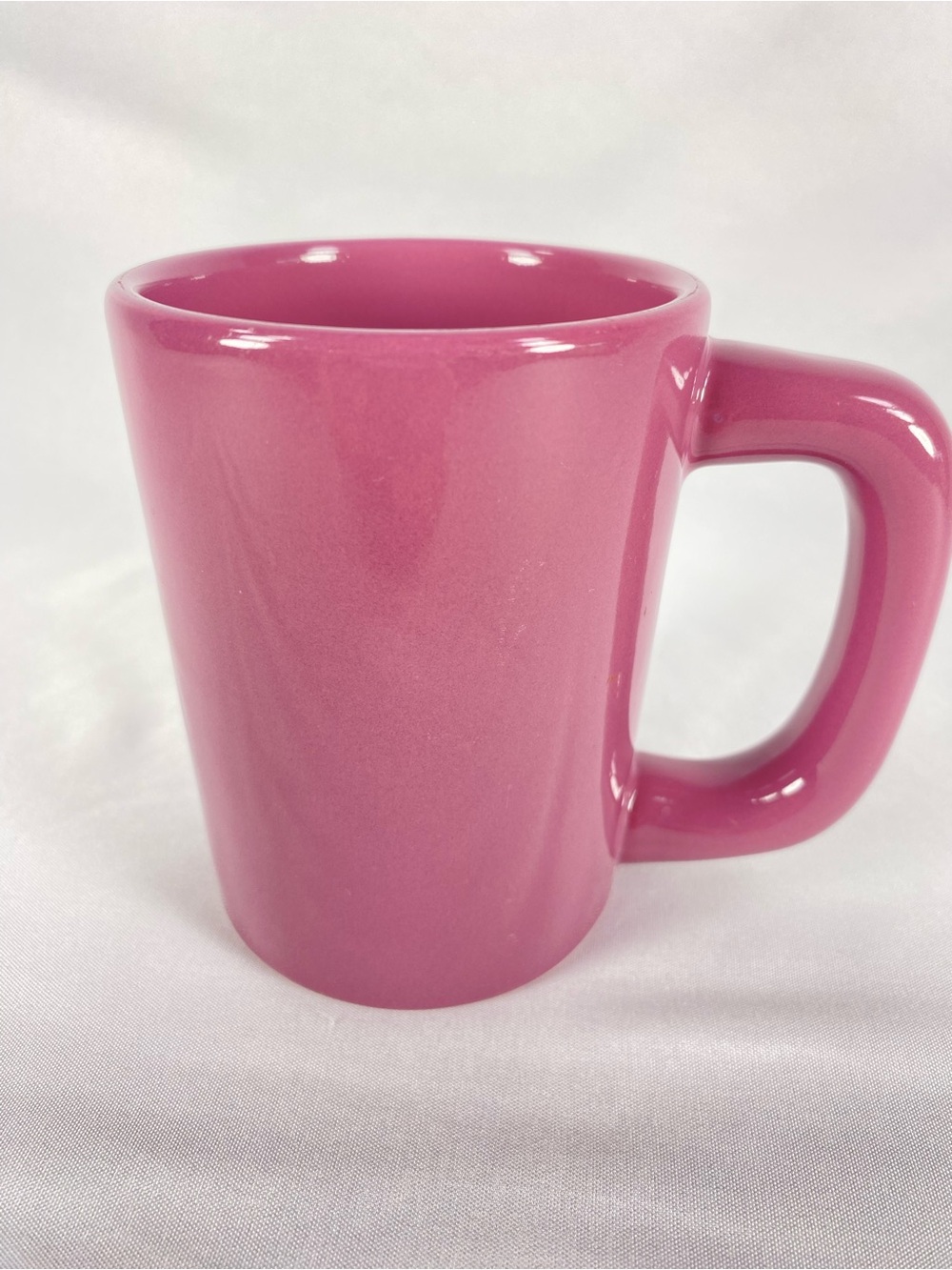 Vintage H. F Coors  Mauve Pink Ceramic Coffee Mug - Home Dining
